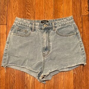 Denim High-Waisted Shorts